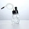 Colorful Bear Style Bong Travel Pipes Hookah Glass Waterpipe Bubbler Aluminium Filter Screen Bowl Portable Herb Tobacco Cigarette Holder Smoking Handpipes DHL