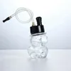 Renkli Bear Style Bong Seyahat Borular Harsah Cam Waterpipe Bubbler Alüminyum Filtre Ekranı Kase Taşınabilir Bitki Tütün Sigara Tutucu Sigara El Çipleri DHL