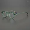Okulary przeciwsłoneczne ramy modne vintage solidne octanowe okulary rama kształt serca kształt miny miny