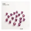 Lösa ädelstenar Roviski Element 1440pcs/Lot 2,5 mm färger Rhombus Diamond Crystal Bead Throught Hole ädelsten för smycken och DHGARDEN DHVFB