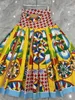 Kjolar 2023 23SS ARRIVAL Märke Set Suit kjol Top Gothic Print Luxury for Women