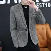 Mäns kostymer högkvalitativ mode koreansk version av trenden Slim Spring Single Western Casual Small Suit kläder