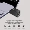 Port Multi USB 3.0 Hub Expander High Speed ​​Rotate Splitter Adapter för bärbara bärbara datorer för bärbara datorer Datortillbehör