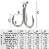 낚시 고리 바닷물 4 배 강한 고음 hg 손 갈기 날카로운 녹슬지 않는 큰 게임 바다 트롤링 참치 230912