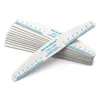 Nail Files 50 Pcs Professional Wood Nail File Thick Half Moon With Ruler Grey Sandpaper 80 100 150 180 240 Grit Wooden Files Tips For Nails 230912