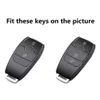 Bilfodral omslagspåse för Mercedes A C E S Class W221 W177 W205 W213 Tillbehör Keychain Car-Styling Holder Shell2945