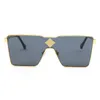 Óculos de sol de designer de luxo para homens e mulheres modelo de moda especial UV 400 Proteção Double Beam Frame Outdoor Brand Design Alloy Top Cyclone Sunglasses1622