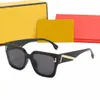 2023 Diseñador de lujo Hombres Papel Clásico Marca Retro Mujeres Gafas de sol Diseñador Gafas Bandas Marco de metal Gafas de sol Mujer con caja