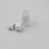 5 ml 10 ml vit luftlös flaskelotion pump mini prov och test flaskor vakuum container kosmetisk förpackning grkdf
