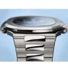 Relógio superclone patk para homens 5811 ultrafinos 8,2 mm nautilus relógios mais recentes publicar 6GNN movimento mecânico de alta qualidade data uhr montre pp de luxe