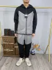 DHL épais zip designer hommes pantalons sportwear femme tech polaire survêtement hommes veste à manches longues pantalon jogger survêtements décontractés mans joggers pantalon de course