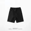 Herr shorts 2023 sommar tunt mode lösa knälängd byxor manlig casual last baggy bredben kort streetwear