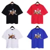 Designer Camiseta Amirres Mens Camisas Moletons Americano T-shirt Nova Marca de Moda Crack Tiger Carta Impressão Solta Relaxada Homens e Mulheres Mangas Curtas