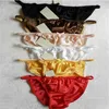 high Quality 100% Silk Women's lady String Bikinis Panties sizeS M L XL XXL 26 -41 215p