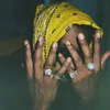 ASAP rocky natural pearl ring for men and women hip hop ring end ring fashion accessories Pearl Rings275S