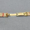 Bracelets de montre Président de bande présidentielle multicolore en acier inoxydable de 20 mm pour Oyster Perpetual Day-Date Sub Aquaman 36 mm 39 mm 40 mm