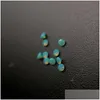 Loose Diamonds 208/2 High Temperature Resistance Nano Gems Facet Round 2.25-3.0Mm Medium Chrysoprase Bluish Green Synthetic Dhgarden Dhkww