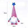 Christmas Decorations Ship 50Pcs Dwarf Patriotic Gnome To Celebrate American Independence Day Doll 4Th Of Jy Handmade Plush Dolls Orna Dhwgd