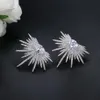 Fashion Angel Wings Earrings for Women Wedding Fine Jewelry Angle Wing CZ Leaves 925 Sterling Silver Earrings Pendientes Gifts