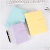 Other Festive Party Supplies A6 8 Colors Creative Waterproof Arons Binder Hand Ledger Notebook Shell Loose-Leaf Notepad Diary Stat Otzt4