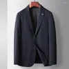Ternos masculinos marca de alta qualidade blazers 2023 primavera outono manga longa single-breasted fino ajuste terno jaqueta coréia homem roupas 4xl