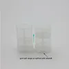 Bärbar DIY 15 ml Plastisk tom flaska oval deodorant Stick Containers Clear White Fashion Lip Balm Lipstick Tubes Pxggh