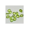 Loose Gemstones High Quality Authentic Natural Peridot Oval Facet Cut 3X4-5X7 Semi-Precious Gemstone For Jewelry Setting 30P Dhgarden Dhe4Y