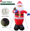 Other Event Party Supplies 8 FT Christmas Inflatable Santa Claus Outdoor Decoration for Yard Weatherproof Vacation Holiday Party Decor for Garden Lawn 230912