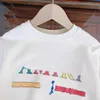 fashion kids round neck sweater Colorful logo printing sweatshirts for boy girl Size 100-160 CM designer child pullover Sep10