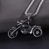 Anhänger-Halsketten Hip-Hop-Punk-Stil Edelstahl Motorrad Herren Der Trend, Biker-Geschenke Y2k-Accessoires zu geben