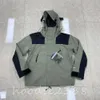 Olive green hardshell jacket 1990 Classic hardshell jacket Outdoor sports ski rain jacket Couples hooded coat, men and women alike, casual sports coat, jacket