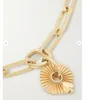 Bracciale Foundrae Spade in oro 18 carati Segno zodiacale per donna gioielli firmati ciondolo personalizzato placcato oro oro 18 carati