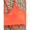 Damen-Bademode, faltig, Designer-Badeanzug, Damen, gerippt, Orange, Luxus, 2023, Bikini-Set, Anbieter, Ripp-String-Tank, Mikro-Bikinis, 8 Farben