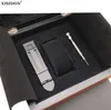 Boîtes de montres Cas de qualité supérieure Squar Woody pour PM Box Étiquettes de cartes et papiers Montres étanches peuvent être personnalisées 230911