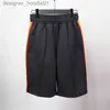 Women's Shorts Men and Women sports Shorts Classic black and white Side striped student casual shorts breathable straight short Pant L230912