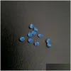 Diamantes soltos 242 Boa qualidade Resistência a altas temperaturas Nano Gems Facet Round 0.8-2.2Mm Opala média Céu Azul Sintético G Dhgarden Dh0Kn