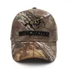 Boll Caps Ball Caps 2022 Tactical Winchester Shooting Sports Camo Baseball Cap Fishing Men Outdoor Hunting Jungle Hat Handing Casquette Hats X0912