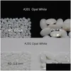 Diamants en vrac Nano Crystal Gem 2,5 mm ronds couleurs blanches facette coupée pierre précieuse synthétique thermostable de qualité supérieure pour bijoux Dhgarden Dhhbd