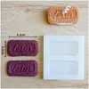 Ferramentas de artesanato DIY Biscoito Forma Vela Molde 3D Handmade Fazendo Fondant Bolo Chocolate Decoração Sile Soap Mods Decoração Drop Delive Otmxl