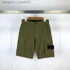 Kvinnors shorts Mens Brand Shorts Topstoney Designer Men's Side Etikett Pocket Wash Work Clothes Casual Shorts Storlek M-2XL L230912