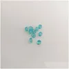 Diamants en vrac 216 Bonne qualité Résistance aux hautes températures Nano Gems Facette ronde 2,25-3,0 mm Opale foncée Aigue-marine Bleu Vert Dhgarden Dhltu