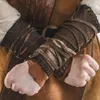 Ginocchiere per gomiti Bracciali con lacci 2 pezzi Protezioni Steampunk per cosplay Bracciali per armature in pelle sintetica Man350F