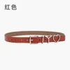 Designer Belts Fashion Personality Letters Heart Womenleather Belts Wide 2.3cm Luxury Student Casual Pants Belts Vintage Dress Waistband Wholesale