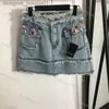 Skirts Designer Ladies Denim Short High Waisted Mini Skirt Summer Jeans Girls Blue Street Wear Fashion Retro L230912