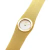 Orologi da polso da donna in acciaio pieno con bracciale in oro, orologio da polso da donna al quarzo giapponese Movt 230911