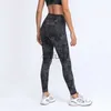 Calças ativas L021 Mulheres Yoga Calças com Bolso Meninas Running Outfit Fitness Calças Leggings Cor Sólida Senhora Cintura Alta Calças Esportivas X0912