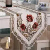 Table Runner 1PC Elegant Polyester Embroidery Handmade Embroidered Flower Floral Cutwork Simple Home Cloth 795053