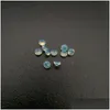 Loose Diamonds 251 Good Quality High Temperature Resistance Nano Gems Facet Round 0.8-2.2Mm Medium Opal Olive Green Syntheti Dhgarden Dhga1