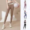 Pantalons Femmes Femmes Yoga Pantalon Taille élastique Contraste Couleur Skinny Jogging Leggings Fitness Butt-levé High Sport Pantalon Femme Vêtements