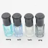 Garrafa colorida pequena de rolo de vidro de 3ml Mini garrafas de óleo essencial 6ml com rolo de aço inoxidável na bola Mmpfh